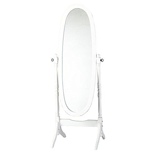 Image of Seconique Contessa Cheval Mirror White