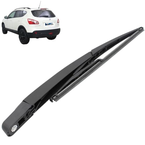 Image of BIAREN Rear Windscreen Wiper Arm And Wiper Blade For Nissan Qashqai J10 Qashqai +2 NJ10 (2007-2013) 28781JD00A 28782JD00A 28790JD00A