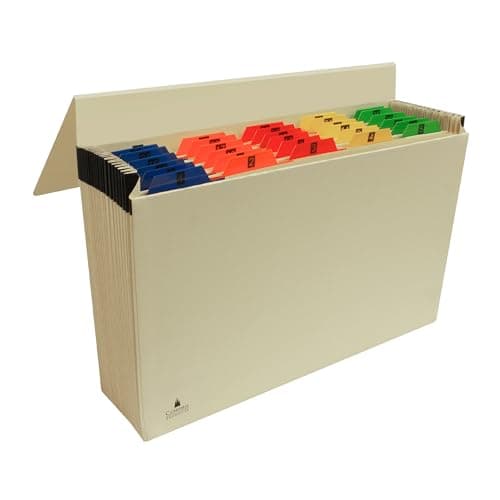 Image of Cathedral Products 31 Pocket Manila Expanding File With Numbered Tabs 1-31