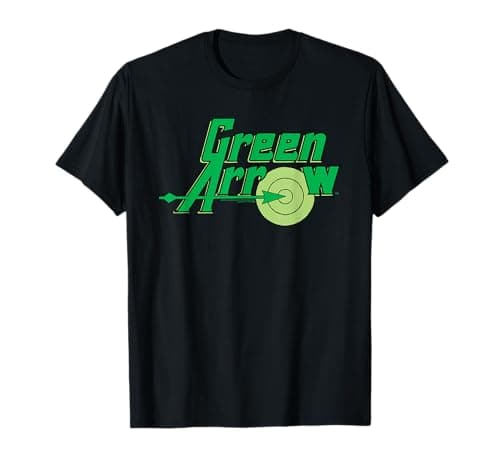 Image of DC Comics Green Arrow Text Logo T-Shirt