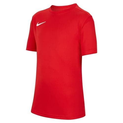 Image of NIKE Unisex Kids Dri-fit Park 7 Sweatshirt, University Red/White, M EU