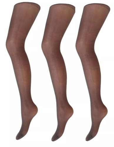 Image of Cindy Women's Ladder Resist Tights with Panel Gusset (3 Pair Pack) (X-Large (48"-54" Hip), Storm Grey)