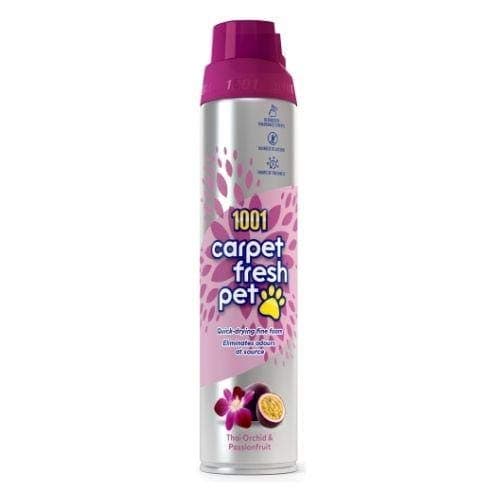 Image of 1001 Carpet Fresh, No Bleach, Woolsafe Approved, Thai Orchid & Passion Fruit 300ml (2 x 300ml)