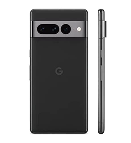 Image of Google Pixel 7 Pro – Unlocked Android 5G smartphone with telephoto lens, wide-angle lens and 24-hour battery – 128GB – Obsidian (Renewed)