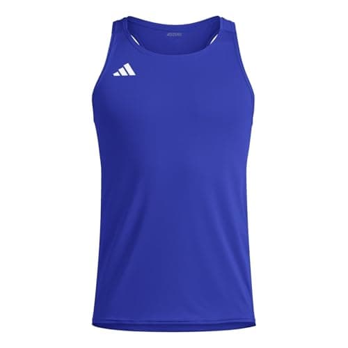 Image of adidas Men's Adizero Essentials Running Singlet XL Team Royal Blue