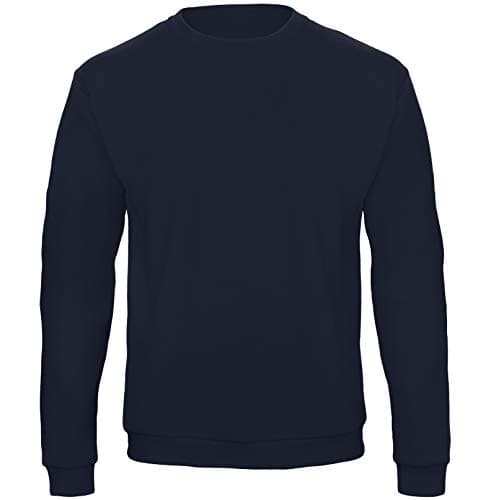 Image of B&C Unisex ID.202 50/50 Sweatshirt , Navy Blue, M. WUI23
