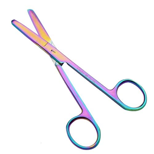 Image of First Aid Scissors, Bandage Tough Cut Tuff-Cut Trauma Medical Shears for Nurses, Paramedics Doctors Theatre, Hospitals, Veterinary, Firefighter, Rescue, Home (Double Blunt Ended 5.5 Inches)