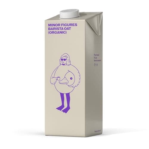 Image of Minor Figures Barista Oat Organic Drink, 1L, Made in The UK, Certified Organic Oats, Plant-based, Vegan, Non-GMO, No Added Sugar, Shelf Stable.