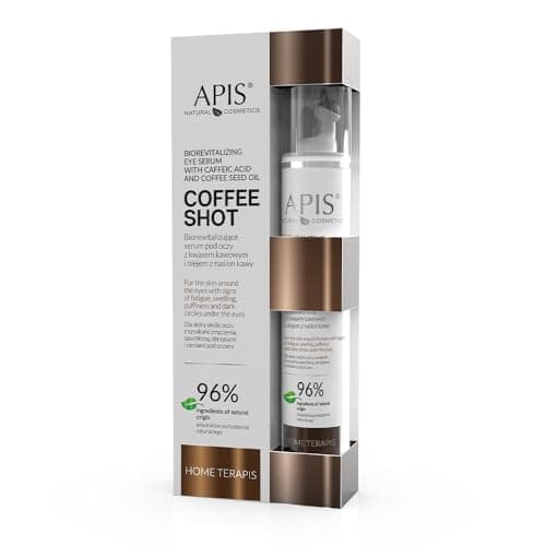 Image of Apis Rejuvenating Eye Serum - 10 ml - With Caffeic Acid, Jojoba Oil and Poppy Extract, Brightening, Moisturising, Reduces Dark Circles, Wrinkle Filler, Natural Ingredients