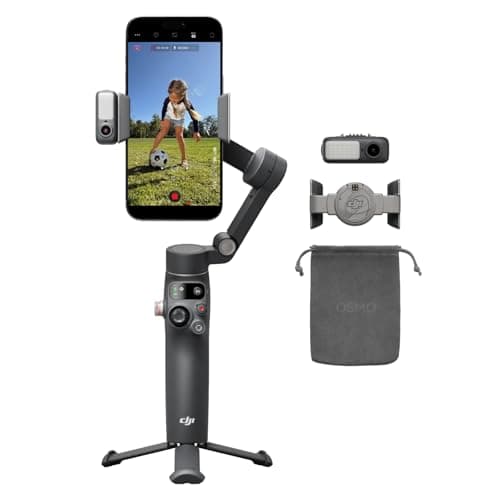 Image of DJI Osmo Mobile 8 Advanced Tracking Combo Gimbal Stabilizer for Phone, AI Native Tracking with Audio & Lighting, 360° Pan Rotation, Built-in Extension Rod&Tripod, 10h Battery