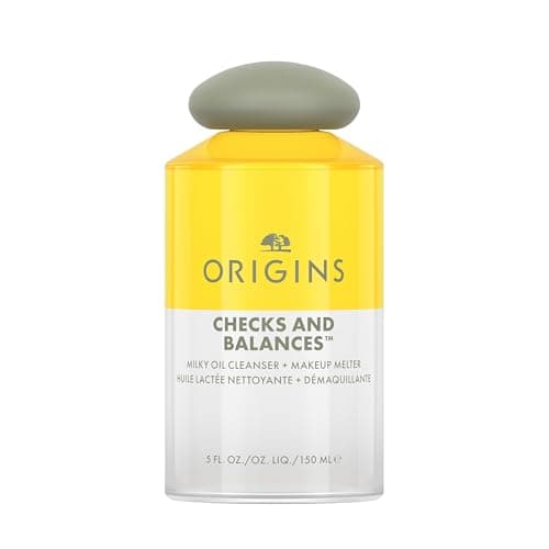 Image of Origins Checks and Balances Milky Oil Cleanser + Makeup Melter | Softens Skin & Removes Makeup | With Squalane & Plant-Derived Glycerin, 150 ml