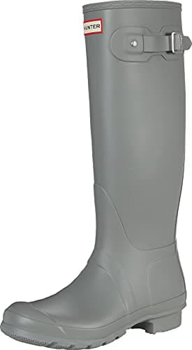 Image of Hunter Original Tall Womens Wellington Boots UK 6 Tundra Grey