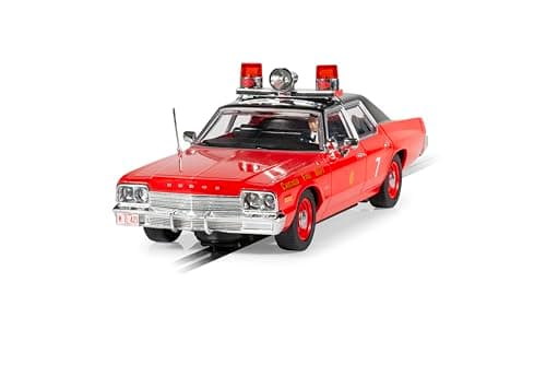 Image of Scalextric Cars - C4408 Dodge Monaco - Chicago Fire Department - Toy Slot Car for use with Race Tracks and Set - Gift Ideas for Kids and Adults, Scalextric Accessories