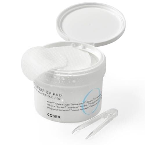 Image of COSRX One Step Moisture Up 70 Pads 20 ml Gentle Daily Exfoliant for Sensitive Skin, Preventing Breakouts, Moisturizing, Nourishing…