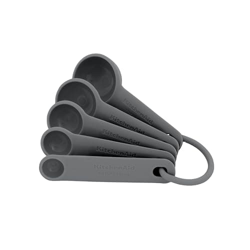 Image of KitchenAid 5pc Measuring Spoon Set - Charcoal Grey