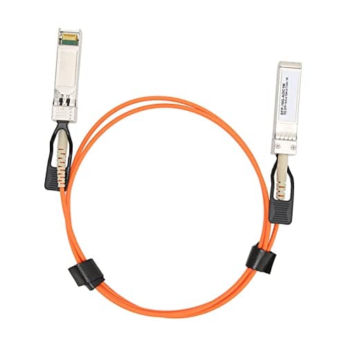 Image of AOC Cable, 10G SFP Plus to SFP Plus AOC Cable, Plug and Play High Speed Stable Signal Active Optical Cable, Direct Attach Cable Compatible with Cisco/HP/Extreme