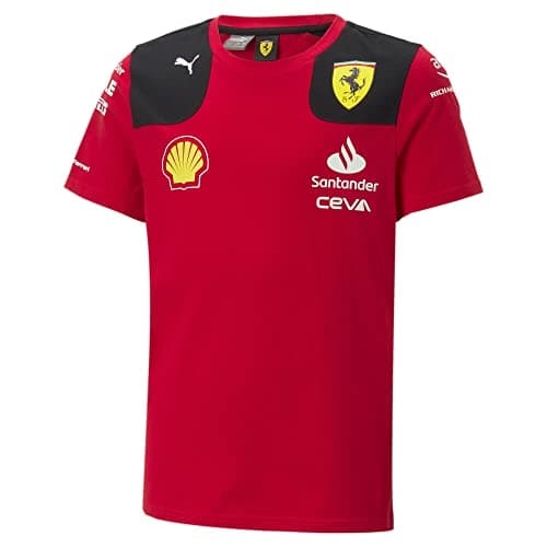 Image of Scuderia Ferrari - Kids 2023 Team T-Shirt - Red - Size: 7/8 Years