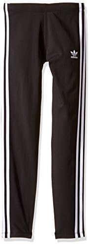 Image of adidas Originals Girls' Legging, Black/White, X-Small