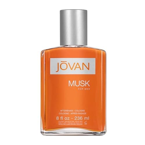 Image of Jovan Musk for Men, After Shave Cologne, 8 fl. oz., Men's Fragrance with Musk, Spicy, Earthy & Woody, A Sexually Appealing & Attractive Spray On Scent That Makes a Great Gift.