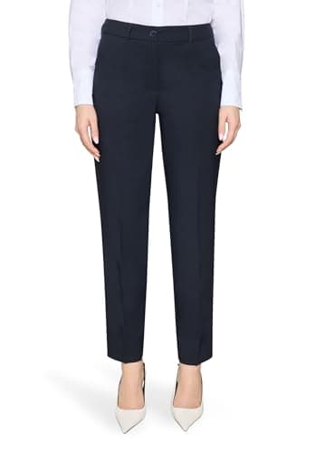 Image of Betty Barclay Women's Business Trousers with Pleat, Blue, 14