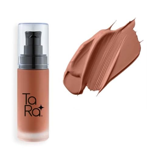 Image of TaRa Foundation Full Coverage Flawless Oil Control Natural Matte Finish Liquid Formula Blendable Long Lasting Makeup Concealer Cream - 30ml (Mocha, Pack of 1)