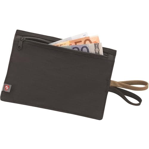 Image of Lewis N Clarks RFID-Blocking Hidden Travel Wallet Münzbörse, Schwarz