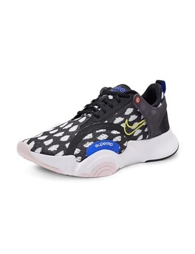 Image of NIKE M Superrep Go 2, Men's Running, Black Yellow Strike White Racer Blue, 8.5 UK