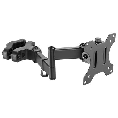 Image of WORLDLIFT Pole Mount Monitor Arm Easy Clamp-on VESA Mount for 17"-32" Screens Supports up to 8kg Compatible with 75x75 and 100x100 VESA Perfect Solution When Wall or Desk Mounting Isn't Possible