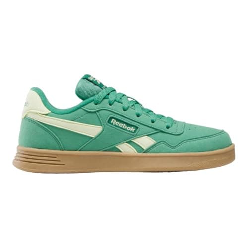 Image of Reebok Unisex Kids Court Advance Sneaker, Upgradegreen Yellowhaze Sgum1, 3 UK