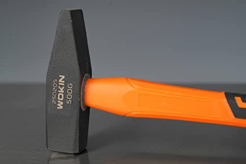 Image of ebuyerfix wokin Machinist Hammer 300g, Engineer's Hammer, Classic Rubber Handle Hammer