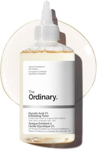 Image of The Ordinary Glycolic Acid 7% Exfoliating Toner, Daily Brightening and Smoothing Toner for Even-Looking Skin Tone