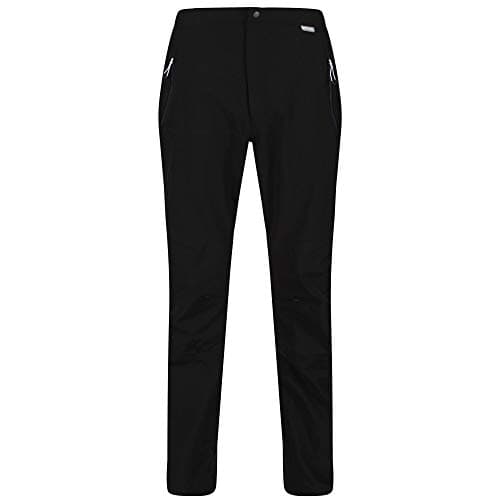 Image of Regatta Highton Technical Protective Stretch Overtrousers Waterproof and Breathable – Short Overtrousers Men's Black FR: 2XL (Manufacturer's Size: XXL)