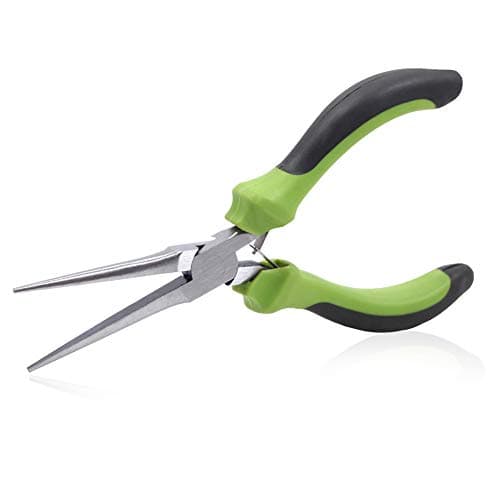 Image of SPEEDWOX 6 Inches Mini Needle Nose Pliers for Jewelry Making Smooth Jaws Extra Long Fine Pliers Professional Tool Beading Hobby Craft DIY