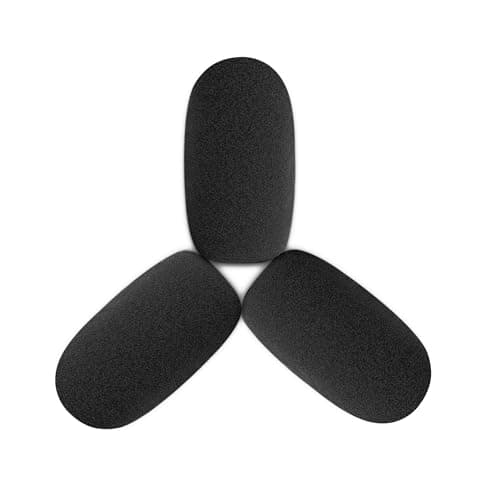 Image of LEFXMOPHY for BlueParrott S650-XT Noise canceling Headset Microphone Blue Parrott Foam Pop Filter Windscreen Mic Cover Accessories, 3-Pack