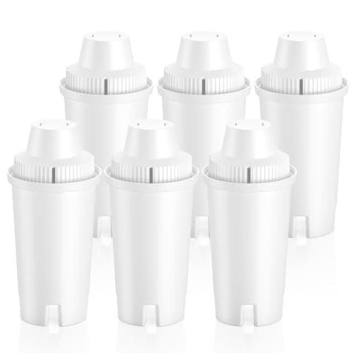 Image of VILLAPOOL Waterdrop Water Filter Cartridge Replacement for Brita Filters,Classic OB03,Dispensers,Everyday, UltraMax, Metro+, XL, Mavea 107007 35557, Reducing Impurities,Chlorine, PFAS,Limescale & Odor