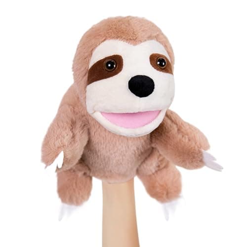 Image of Yumneo Hand Puppets for Kids | Interactive Soft Cute Home Decor with Open Mouth,Kids Animal Puppets,for Children Boys Daughter Family Classroom Role Play Early Learning Birthday