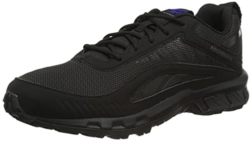 Image of Reebok Men Ridgerider 6.0 Sneaker, Core Black/Court Blue/Tech Metallic, 11