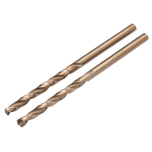 Image of Draper 2pcs Expert HSSE M35 Cobalt Drill Bit, 4.0mm x 75mm - 08913 - for Alloy Steel, Titanium Alloys, Stainless Steel, Hardened Steel, Cast Iron and Carbon Steel