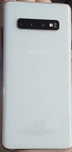 Image of Samsung Galaxy S10 Mobile Phone; Sim Free Smartphone - Prism White, (UK Version)