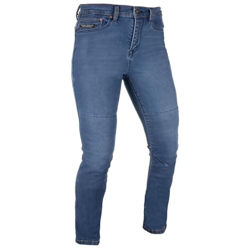 Image of Oxford Women's Original Approved Sofia AA Straight Motorcycle Jeans, Mid Blue, Regular, 12