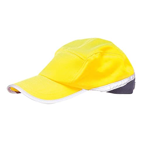 Image of Portwest Hi-Vis Baseball Cap, Size: One Size, Colour: Yellow/Navy, HB10YNR