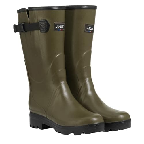 Image of Aigle Women's CHAMBORD VAR L Knee High Boot, Khaki, 5 UK, khaki, 6 UK