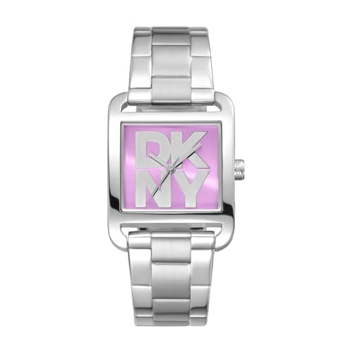 Image of DKNY Quartz Watch City Maxi Quartz 3 ATM, Silver, Standard Size, Modern