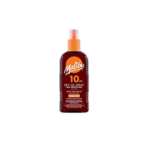 Image of Malibu Dry Oil Spray, High Protection Sun Lotion Spray 200ml (SPF10)