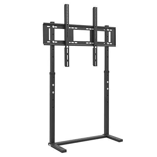 Image of UNHO Floor TV Stand With Bracket: Free Standing Trolley Height Adjustable for 32"-85" Flat Panel LED LCD Screens, Max VESA 800x600, Loading Weight 40KG