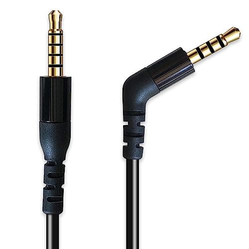 Image of MJKOR Replacement Audio Cable Cord Compatible with SteelSeries Arctis Nova 7, Arctis Nova Pro Gaming Headset (Audio Cable, Black)