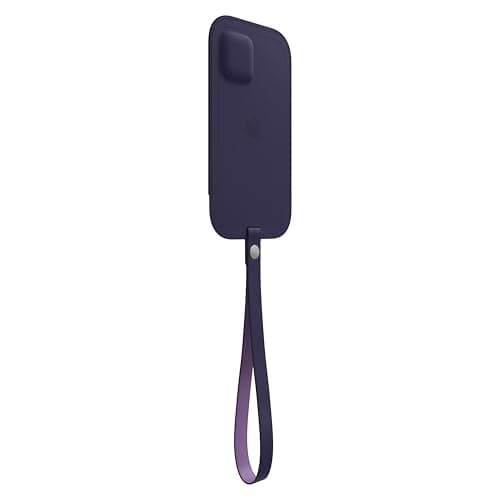 Image of Apple Leather Sleeve with MagSafe (for iPhone 12 mini) - Deep Violet