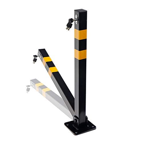 Image of FOLDING HEAVY DUTY PARKING POST - WITH KEYS AND BOLTS