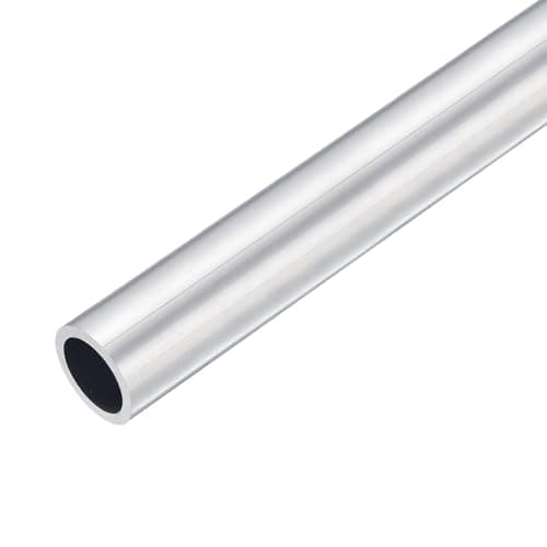 Image of TOP-VIGOR 1Pc 6063 Aluminum Round Tube, 30mm OD 24mm ID 200mm Length Seamless Aluminum Straight Tubing Metal Pipe for Industry DIY Projects