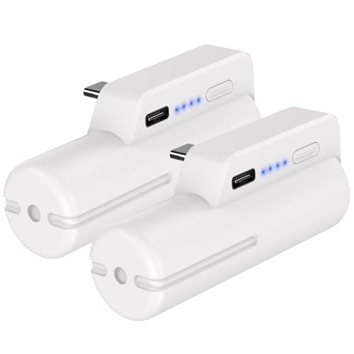 Image of MIGAFEI Battery Pack for Meta Quest 2 5000mAh Power Bank for Oculus Quest 2 Lightweight VR Charger Accessories with 3 Hour Extended Playtime(2 Packs)